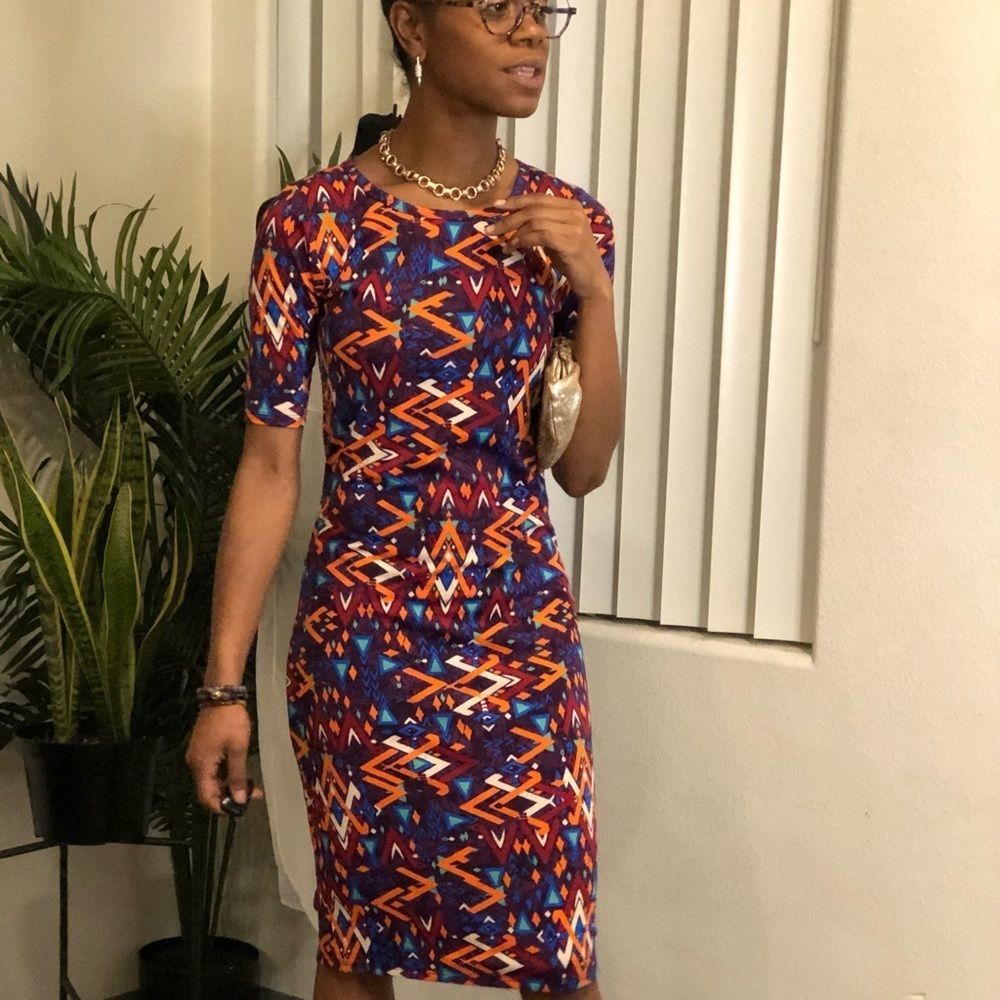 Lula Rue Aztec Print NWT Dress - Picture 11 of 14
